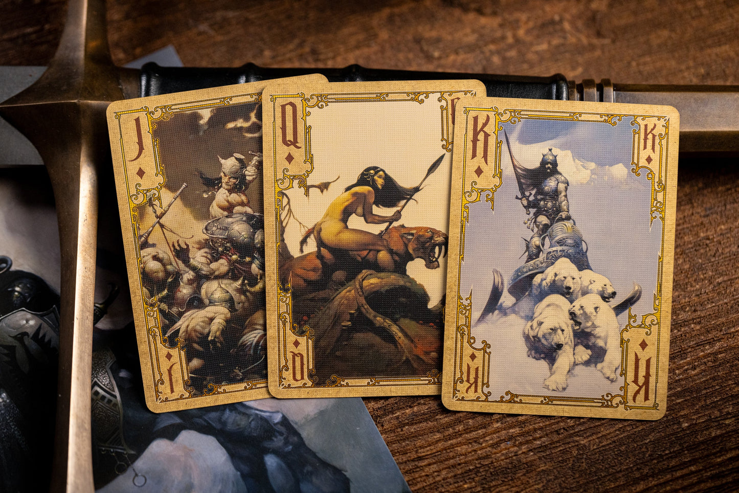 Frazetta Art Museum x Kings Wild (Painting) Playing Cards