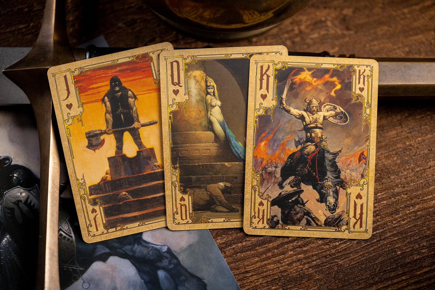 Frazetta Art Museum x Kings Wild (Painting) Playing Cards