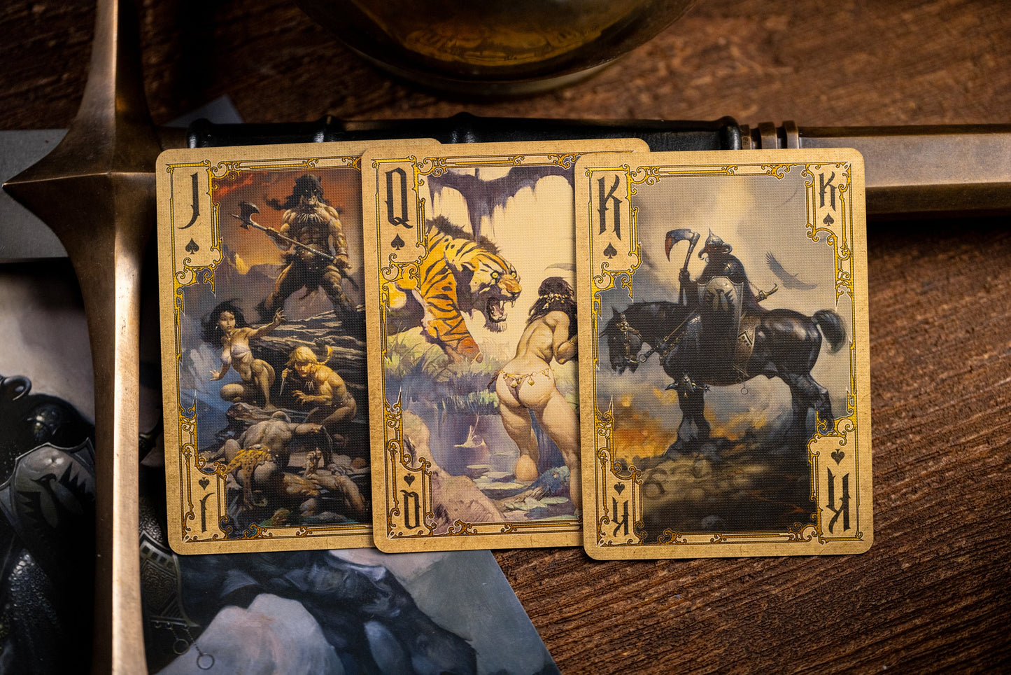Frazetta Art Museum x Kings Wild (Painting) Playing Cards