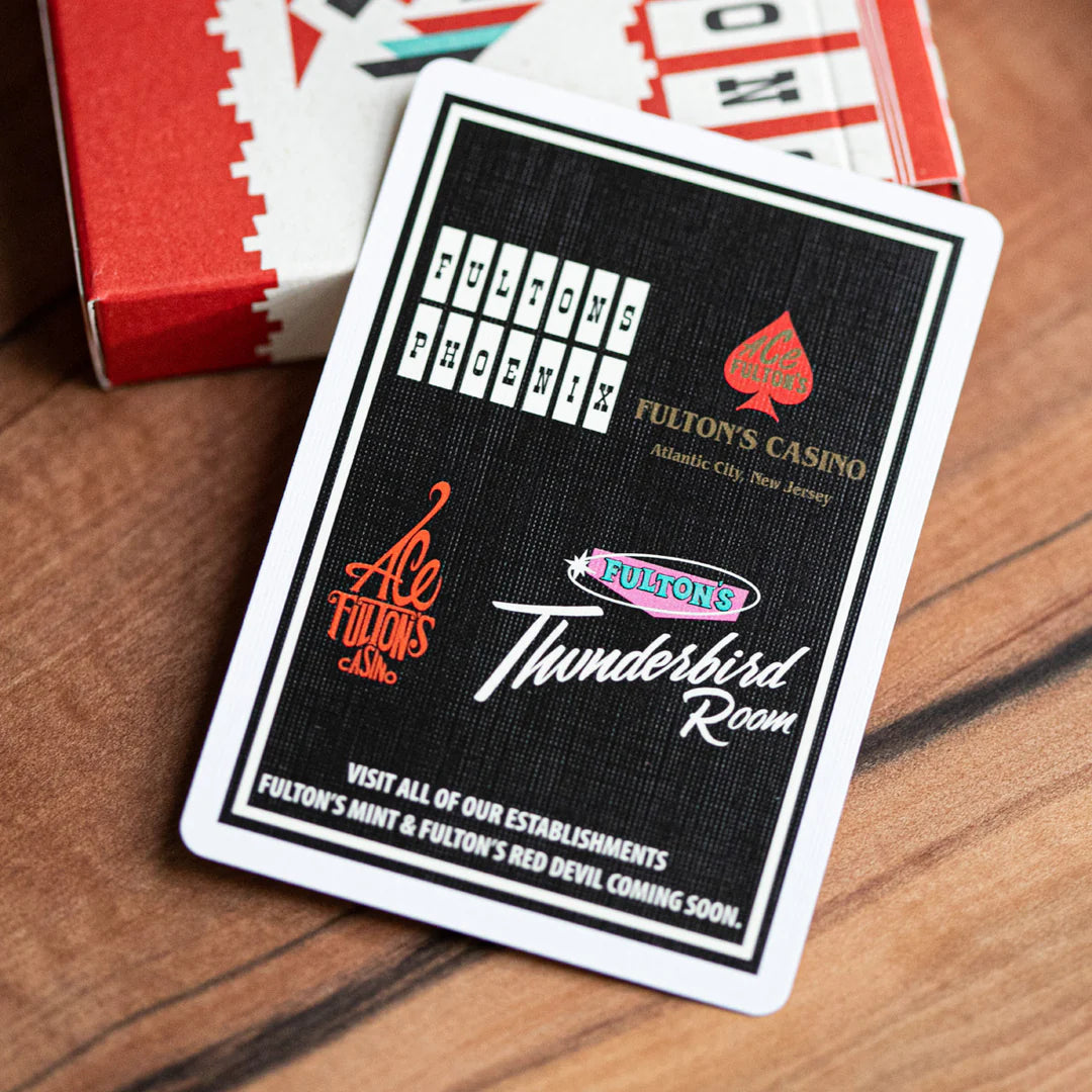 Baraja Phoenix Casino Arizona Red by Fultons Naipe Premium