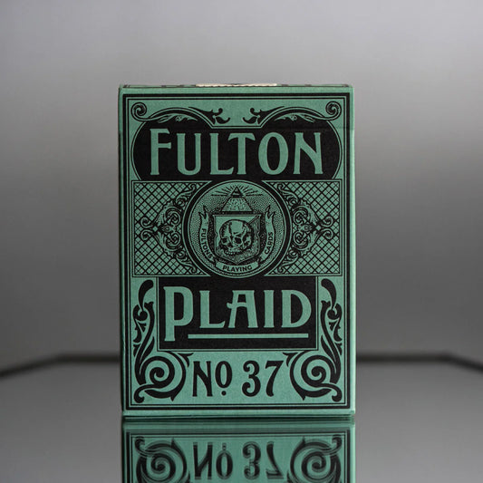 Baraja Plaid Lucky Green By Fultons Naipe Poker Premium