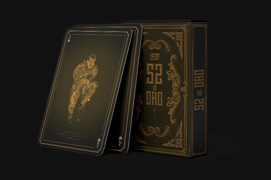 Baraja Los 52 de Oro- Los Cruzados Naipe Inglés Personalizado