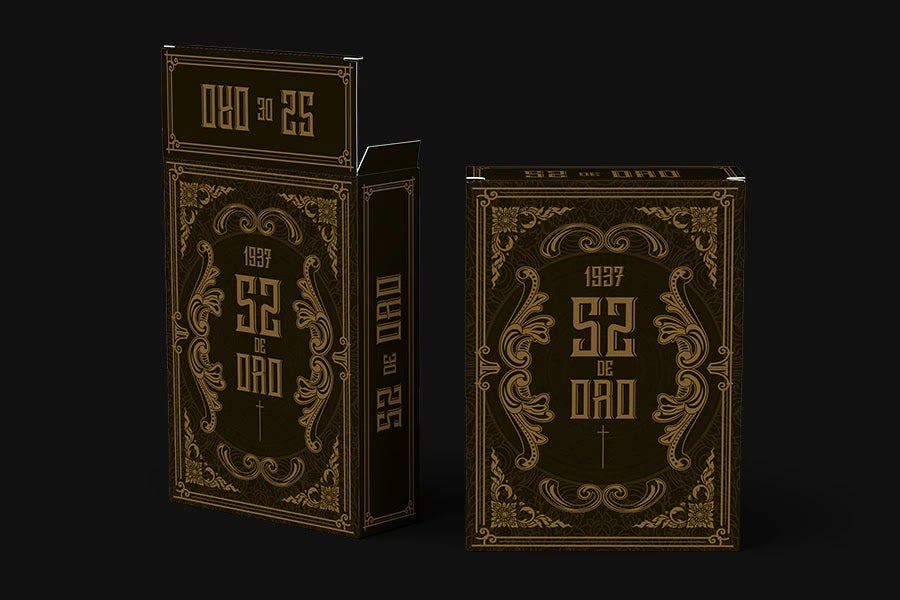 Baraja Los 52 de Oro- Los Cruzados Naipe Inglés Personalizado