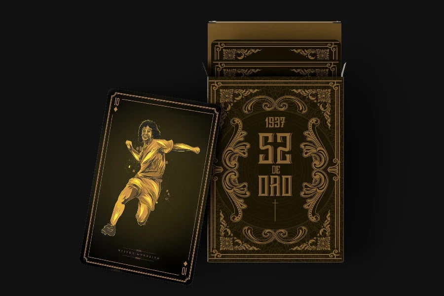 Baraja Los 52 de Oro- Los Cruzados Naipe Inglés Personalizado