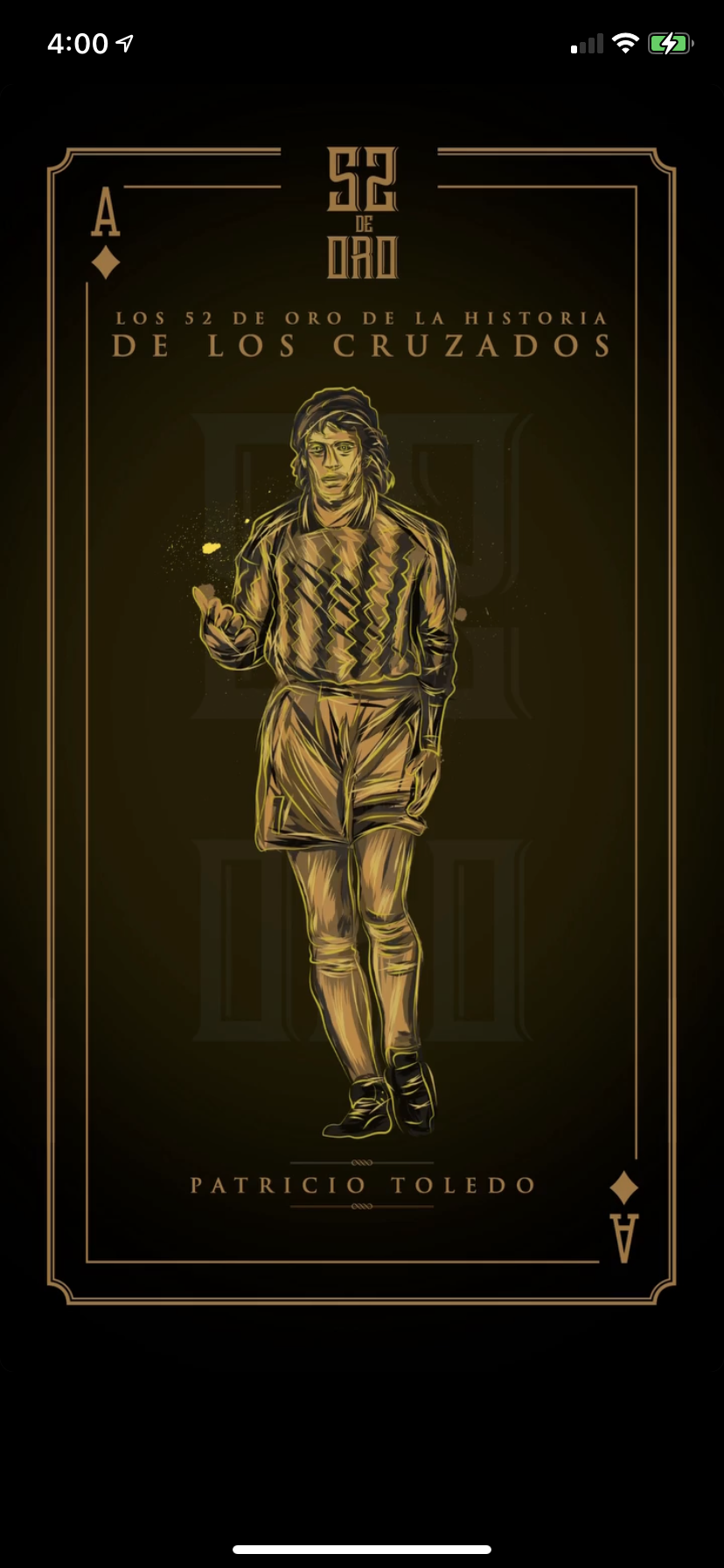 Baraja Los 52 de Oro- Los Cruzados Naipe Inglés Personalizado