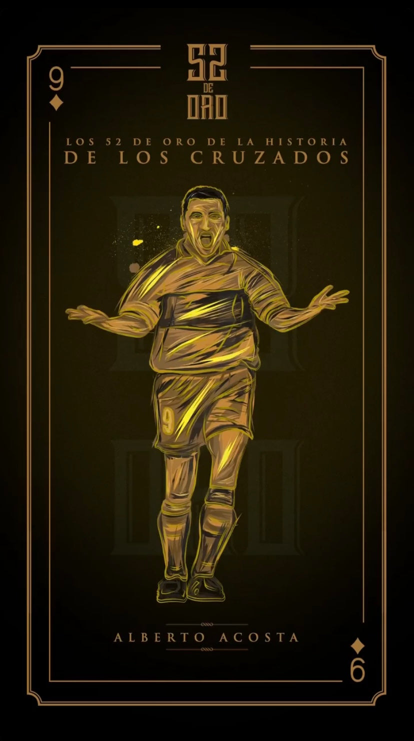 Baraja Los 52 de Oro- Los Cruzados Naipe Inglés Personalizado