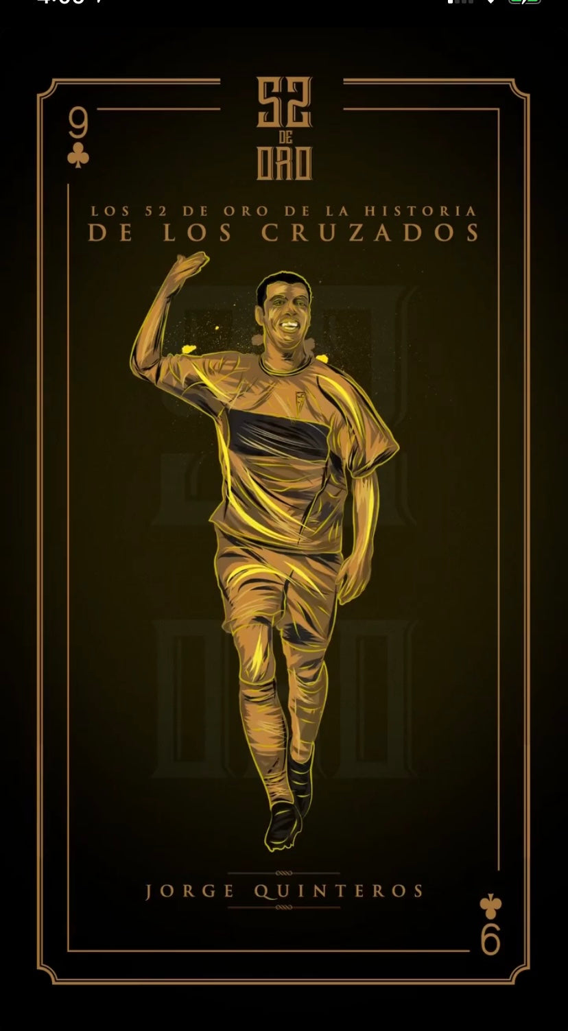 Baraja Los 52 de Oro- Los Cruzados Naipe Inglés Personalizado