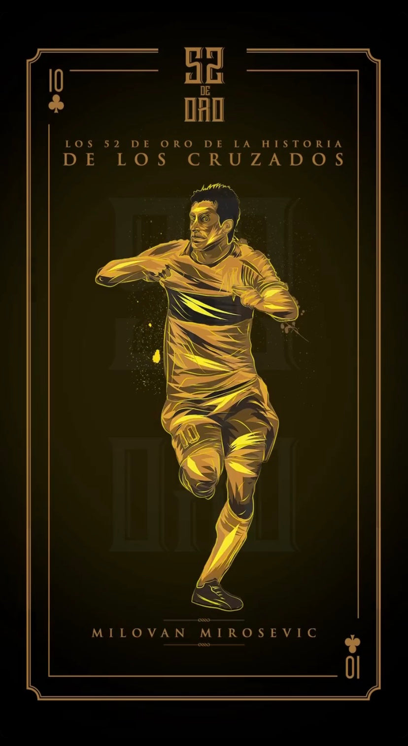 Baraja Los 52 de Oro- Los Cruzados Naipe Inglés Personalizado