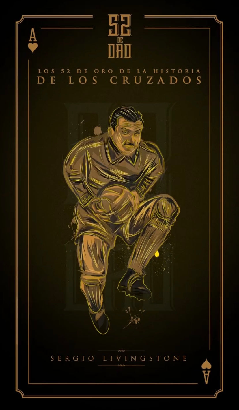 Baraja Los 52 de Oro- Los Cruzados Naipe Inglés Personalizado