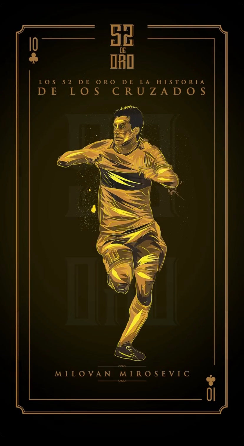 Baraja Los 52 de Oro- Los Cruzados Naipe Inglés Personalizado