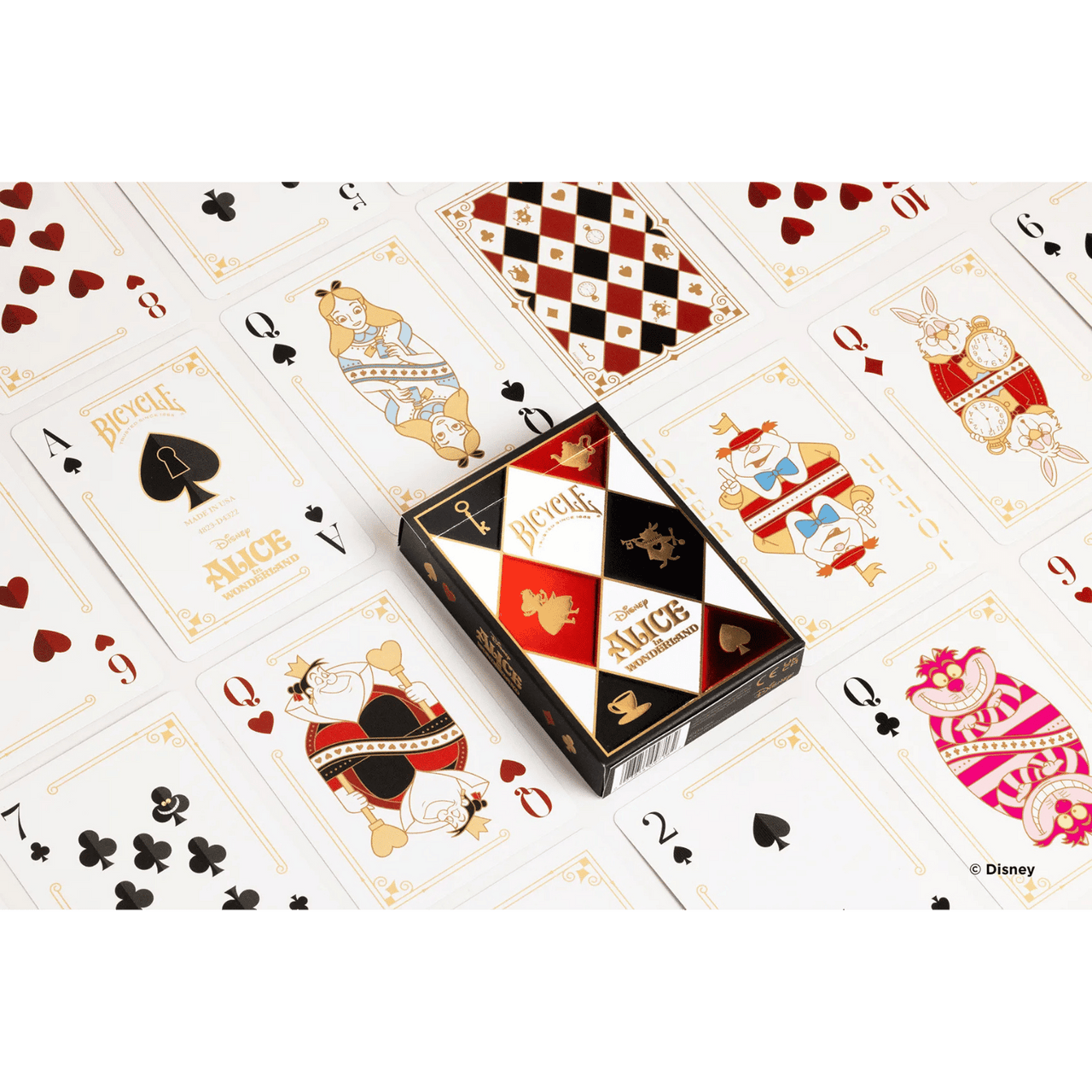 Baraja Alice in Wonderland Bicycle Disney Naipe Premium