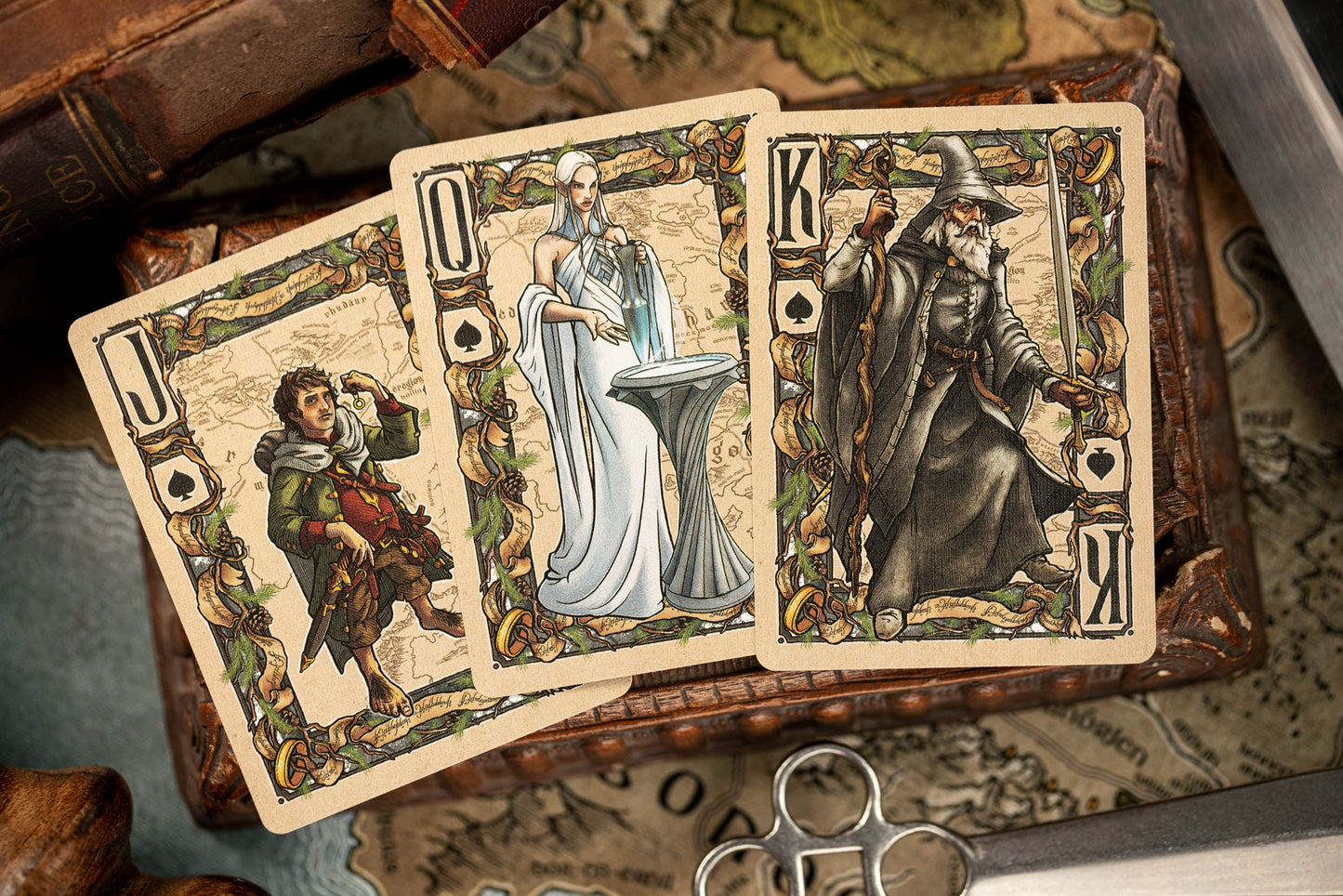 [A PEDIDO] Baraja El Señor de los Anillos- La Comunidad del Anillo - Estándar- Kings Wild Project
