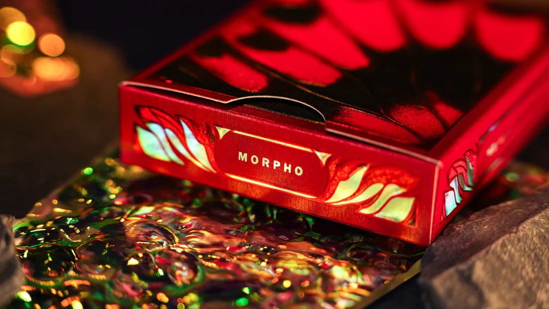 Baraja Morpho V2 (Carmín)
