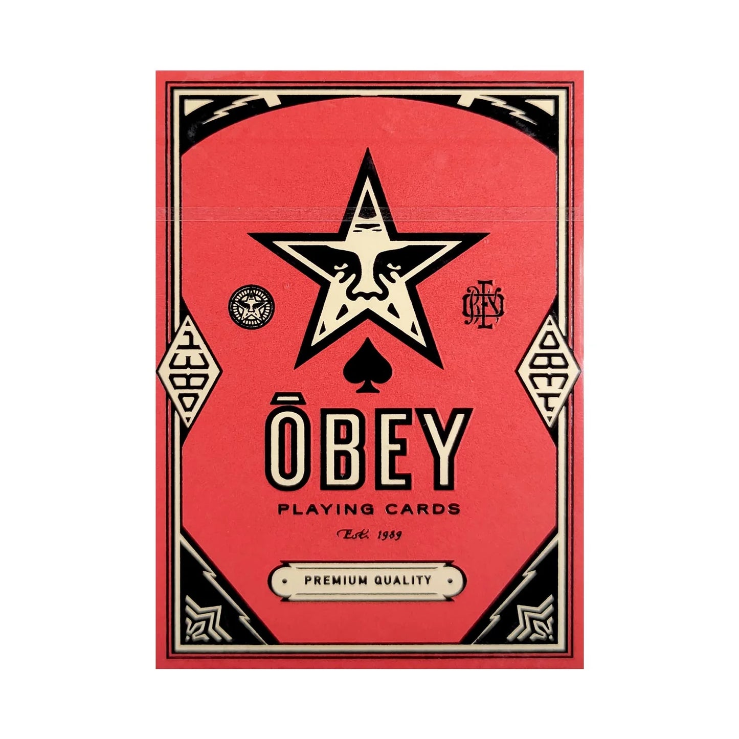 Baraja Obey Red Edition Rojo by Theory11 Naipe Inglés Poker