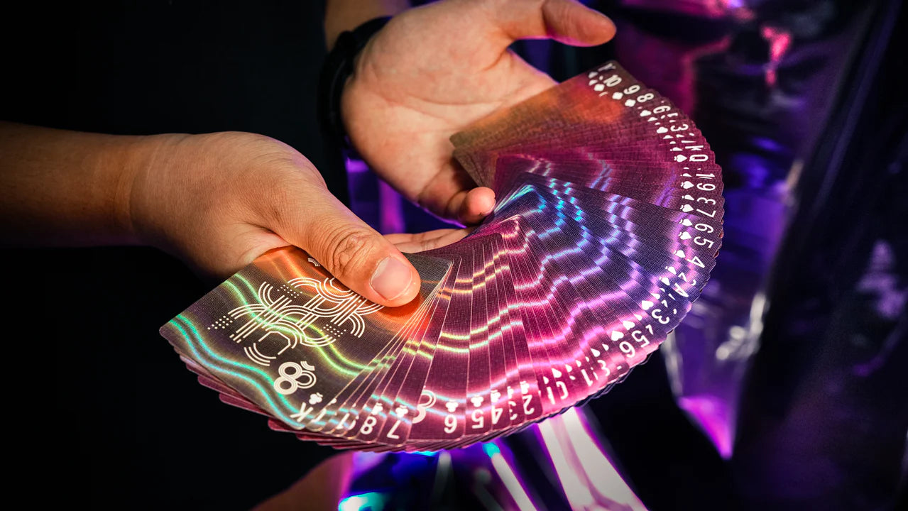 RESERVA Baraja de cartas Rainbow HOLO V2 de TCC Fashion