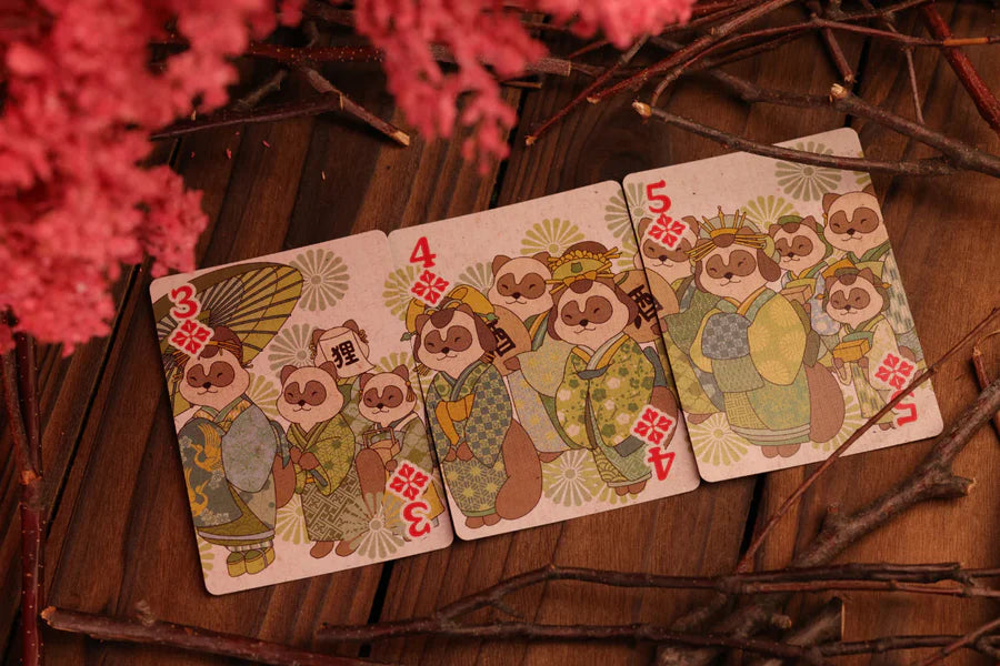 Baraja Tanuki Yukaku Oiran Dochu Edition Naipe Inglés