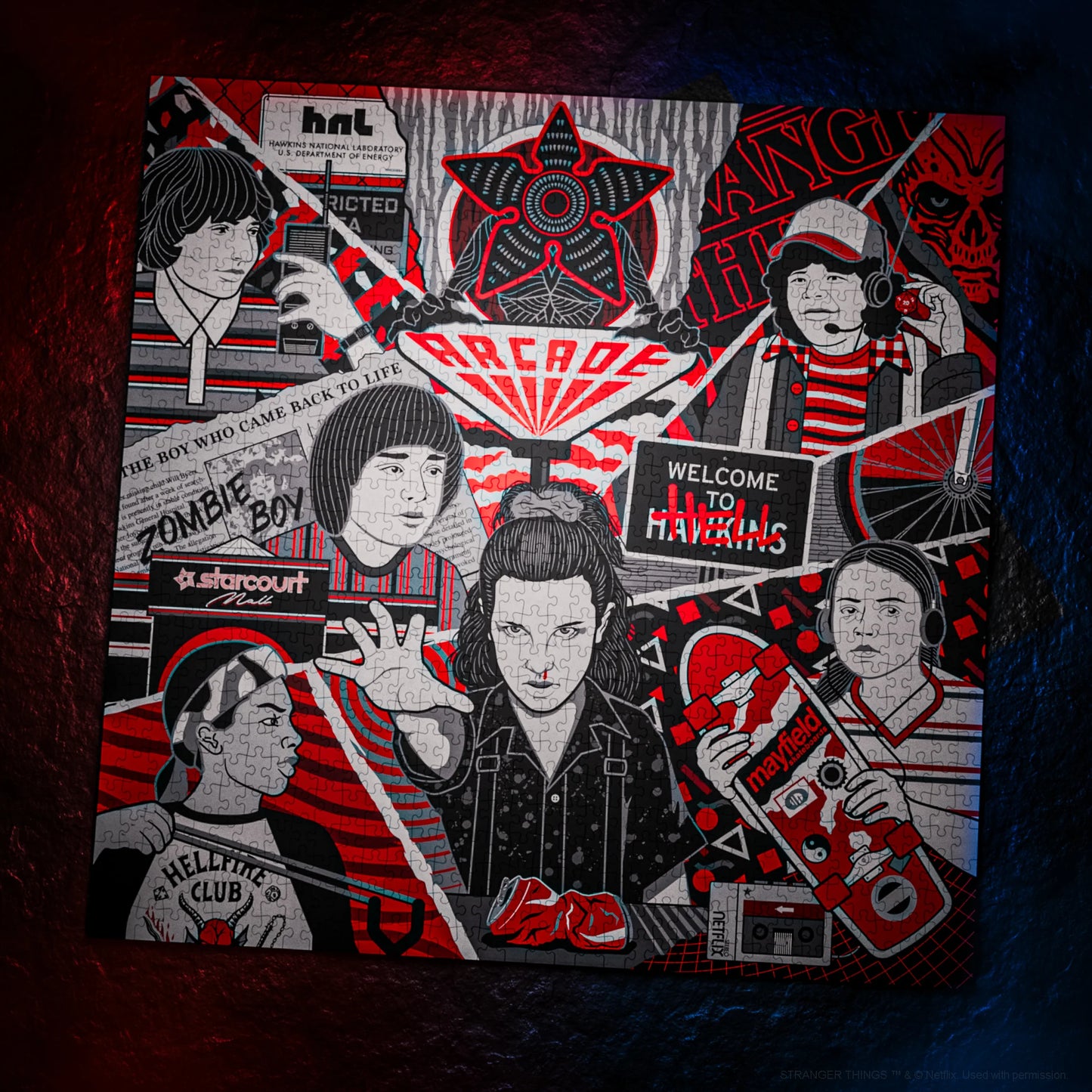 Puzzle Rompecabezas premium Stranger Things de Theory11