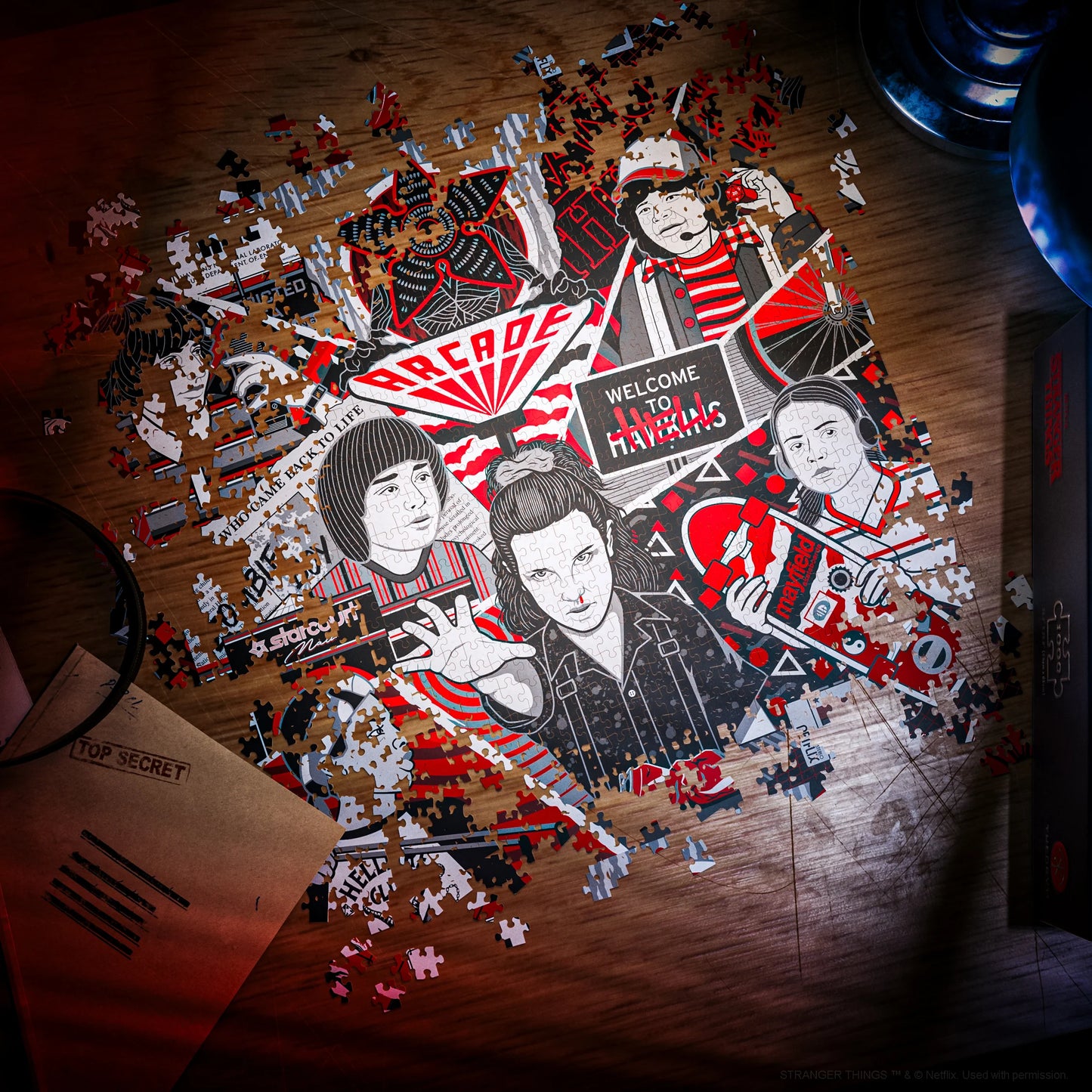 Puzzle Rompecabezas premium Stranger Things de Theory11