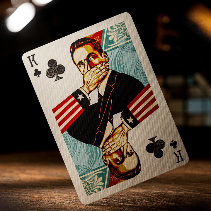 Baraja Obey Red Edition Rojo by Theory11 Naipe Inglés Poker