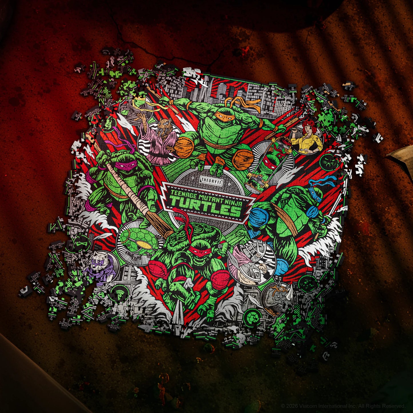 Puzzle Rompecabezas Las Tortugas Ninja de Theory11