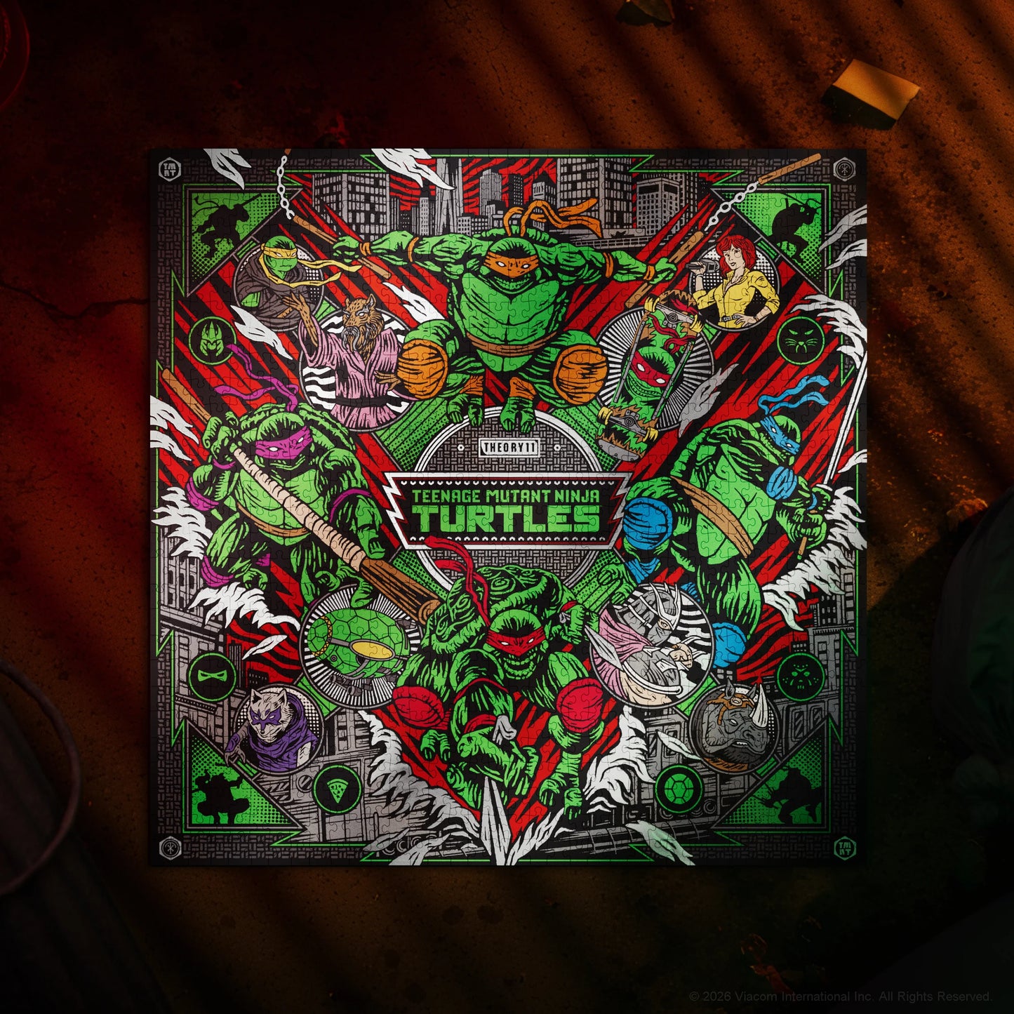 Puzzle Rompecabezas Las Tortugas Ninja de Theory11