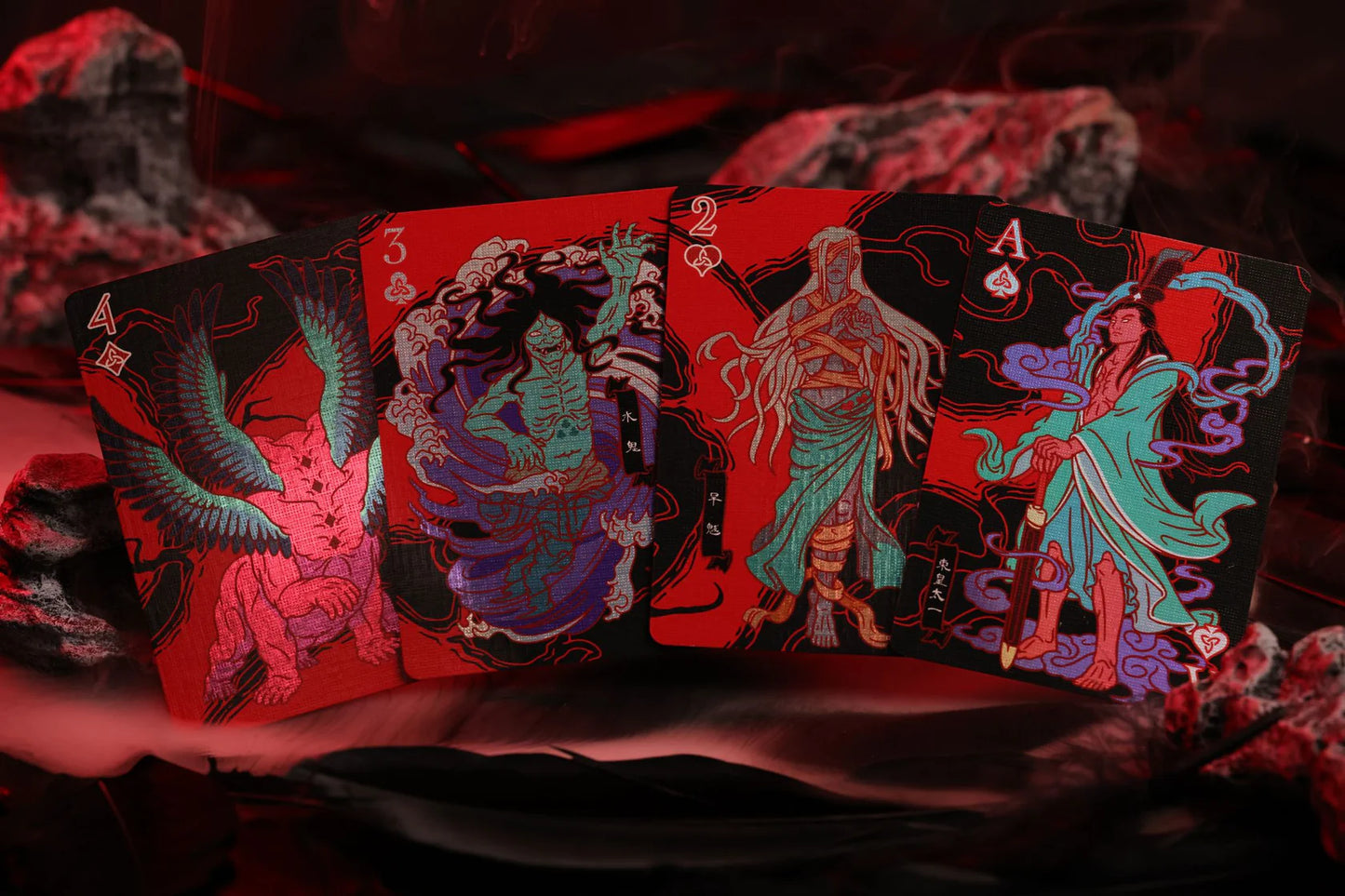 Baraja Mythic Divide Yggdrasil - Edition Wrath of Darkness Naipe Inglés Póker Premium
