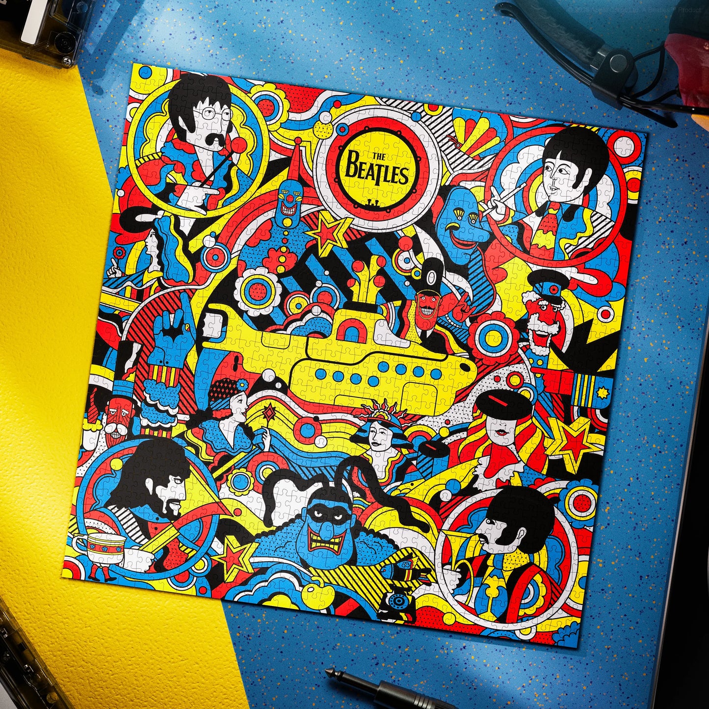 Puzzle Rompecabezas premium The Beatles: Yellow Submarine de Theory11