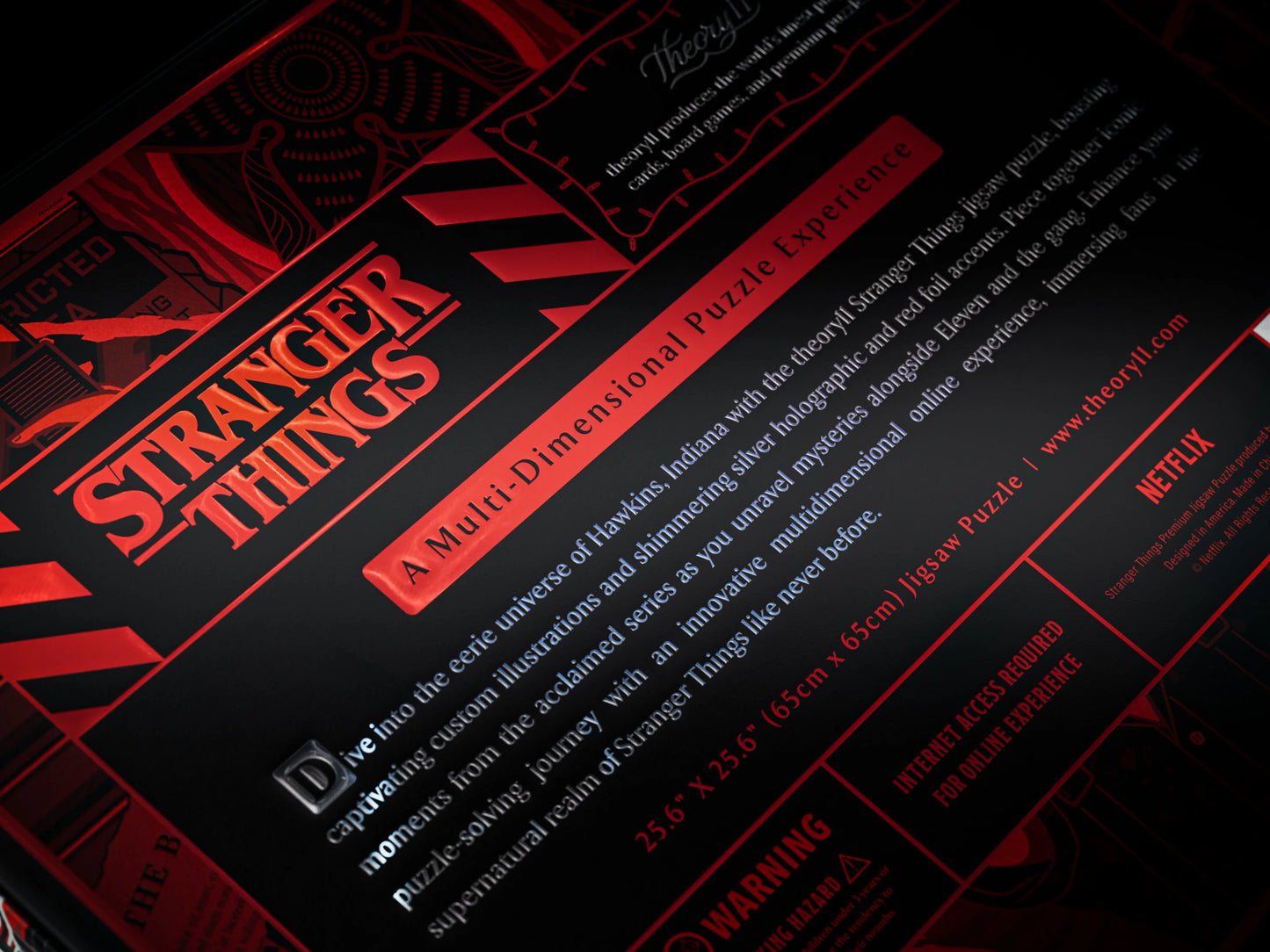 Puzzle Rompecabezas premium Stranger Things de Theory11