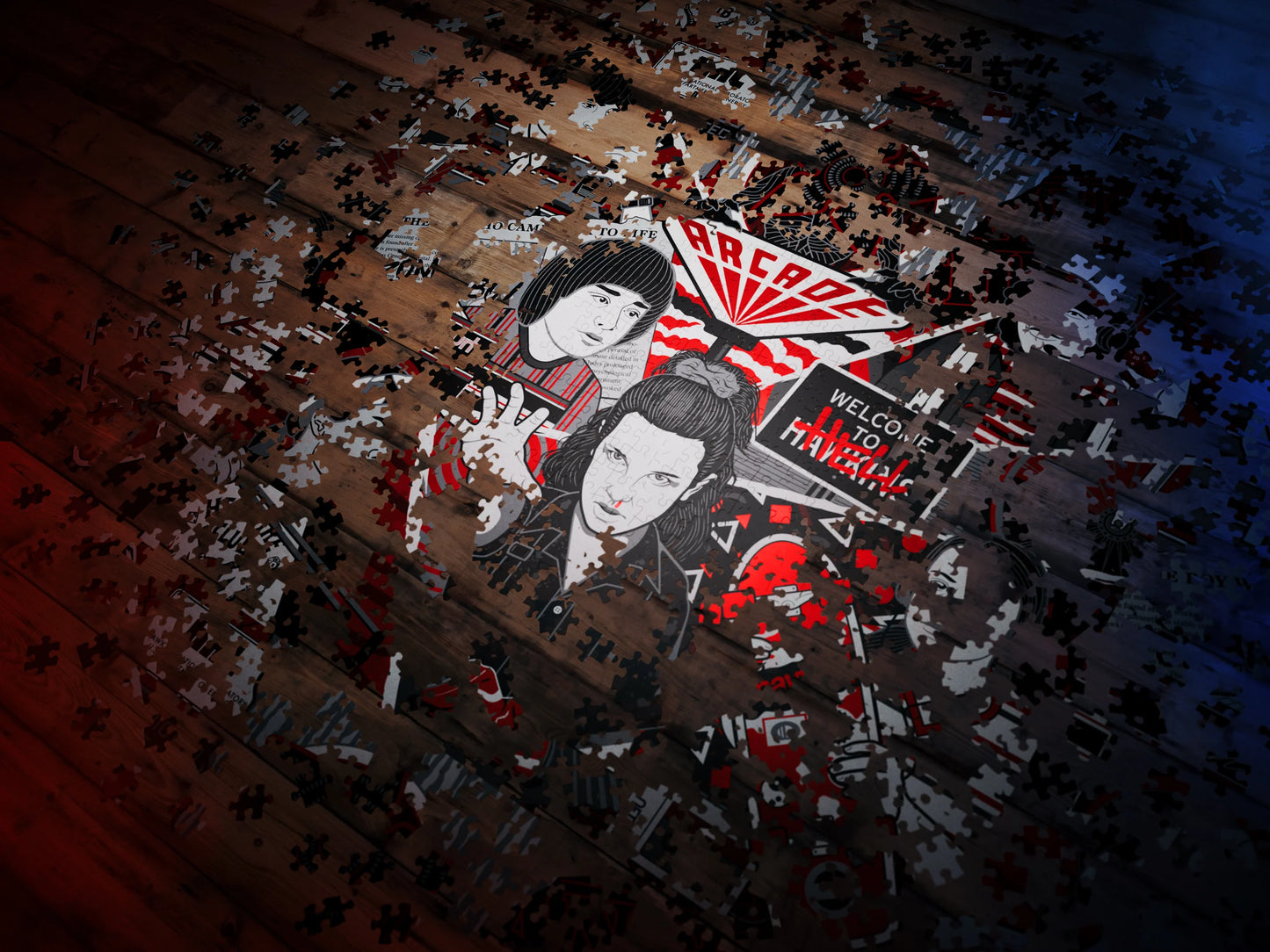 Puzzle Rompecabezas premium Stranger Things de Theory11