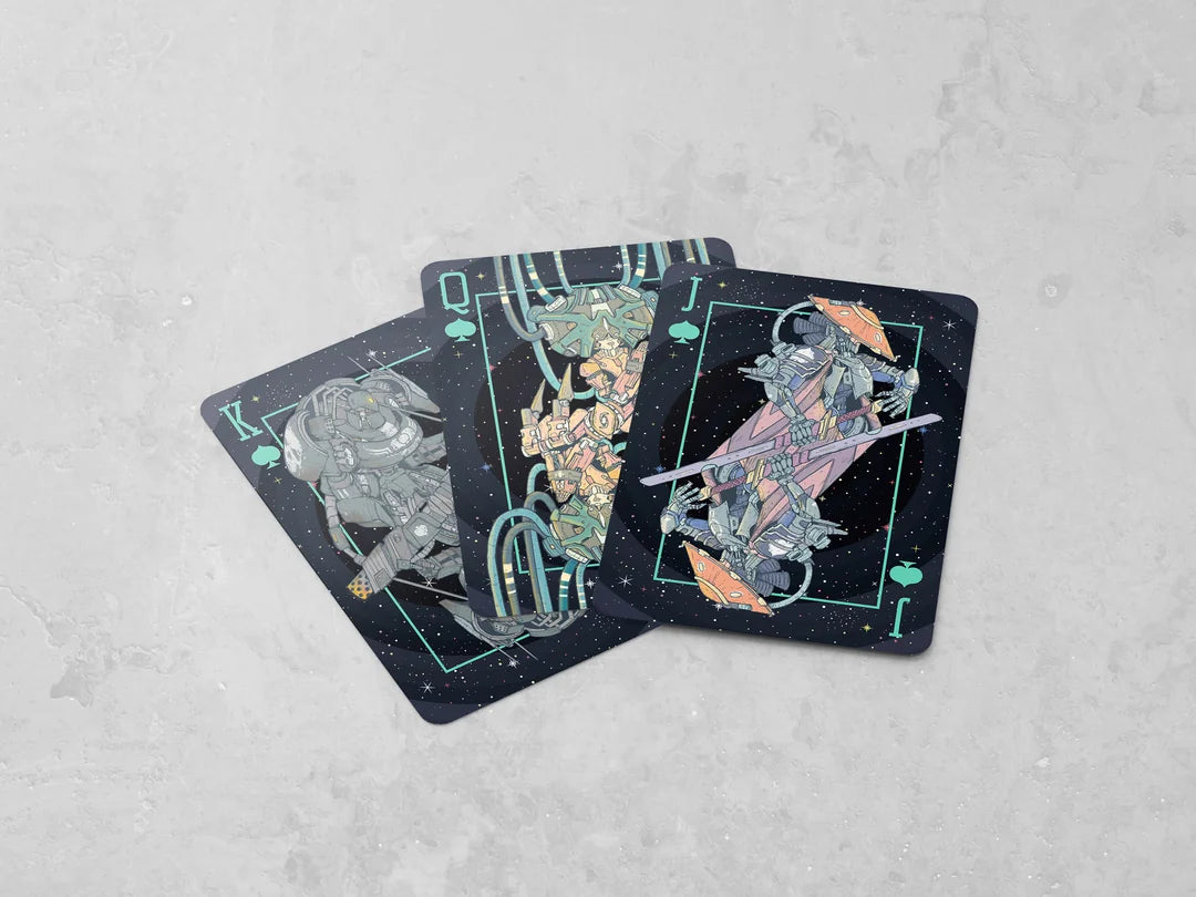 Baraja Beyond The Endless Dark - Naipe Inglés Premium Negro Inglés