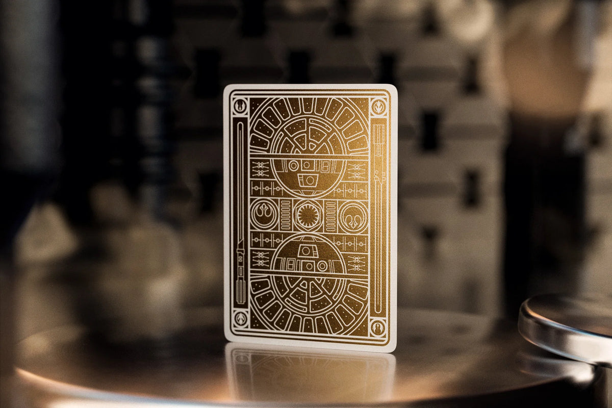 Baraja de cartas Star Wars Edición ORO