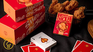 Baraja Fried Chicken Aroma Pollo Frito Naipe Inglés Premium by MPC