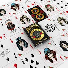 Baraja Guns N Roses- Bicycle Naipe Inglés Poker Premium