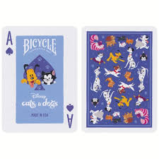 Baraja Cats & Dogs by Bicycle Disney Naipe Inglés