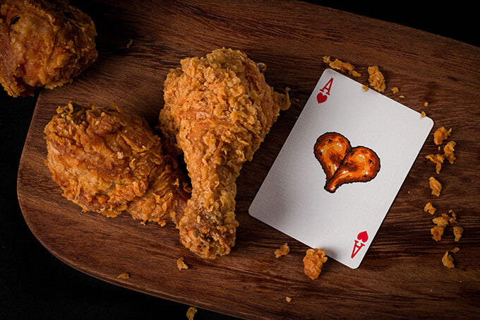 Baraja Fried Chicken Aroma Pollo Frito Naipe Inglés Premium by MPC