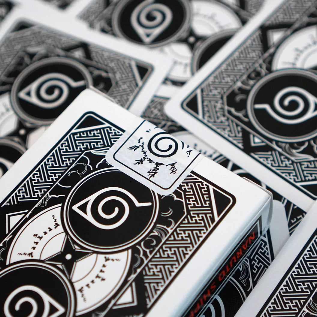 Baraja Naruto Shippuden - Bicycle Naipe Inglés Poker Premium Negro Inglés