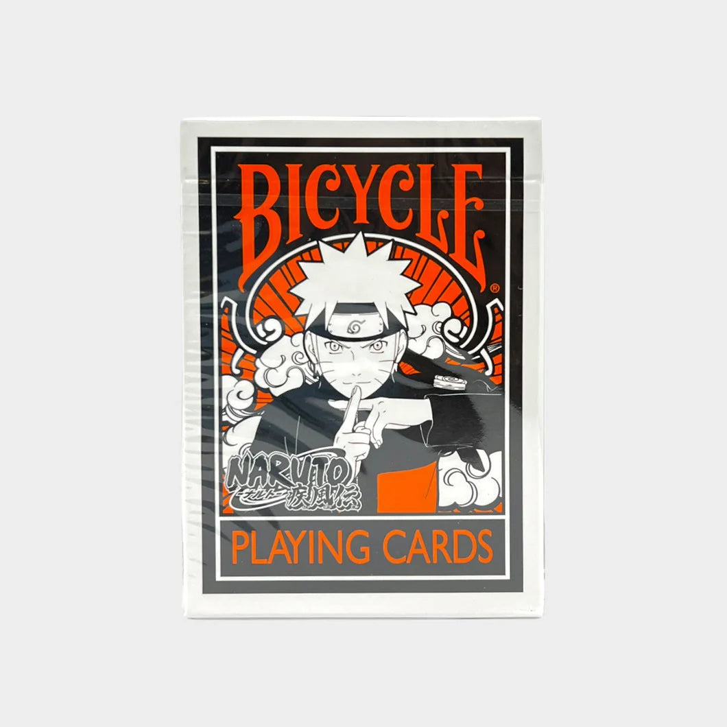 Baraja Naruto Shippuden - Bicycle Naipe Inglés Poker Premium Negro Inglés