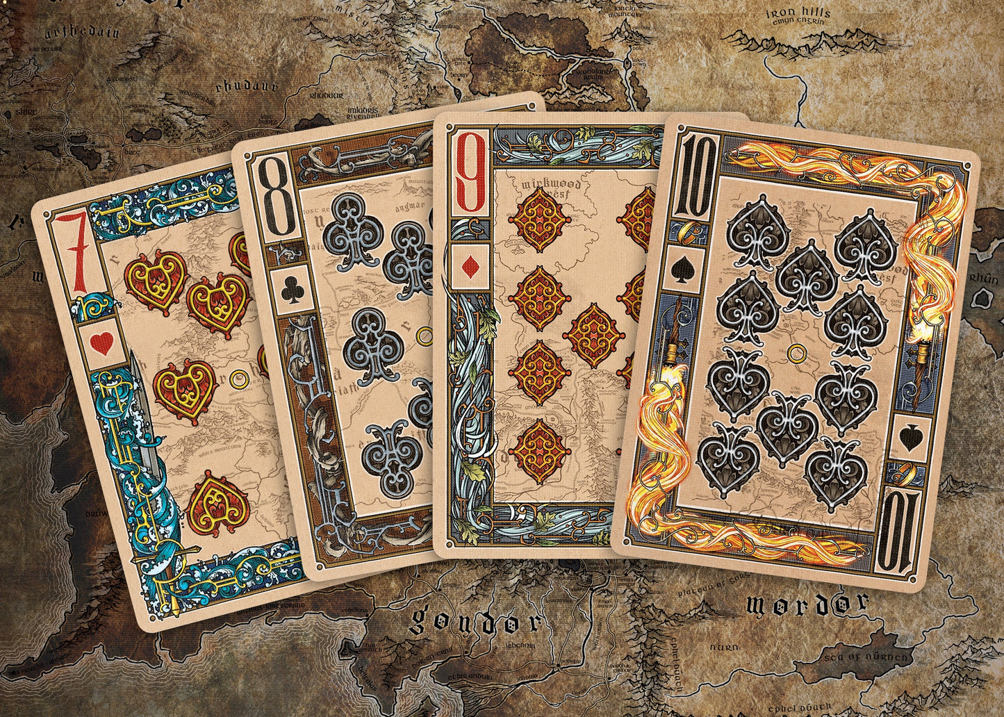 [A PEDIDO] Baraja Lord of The Rings II - Las Dos Torres - Estándar- Kings Wild Project
