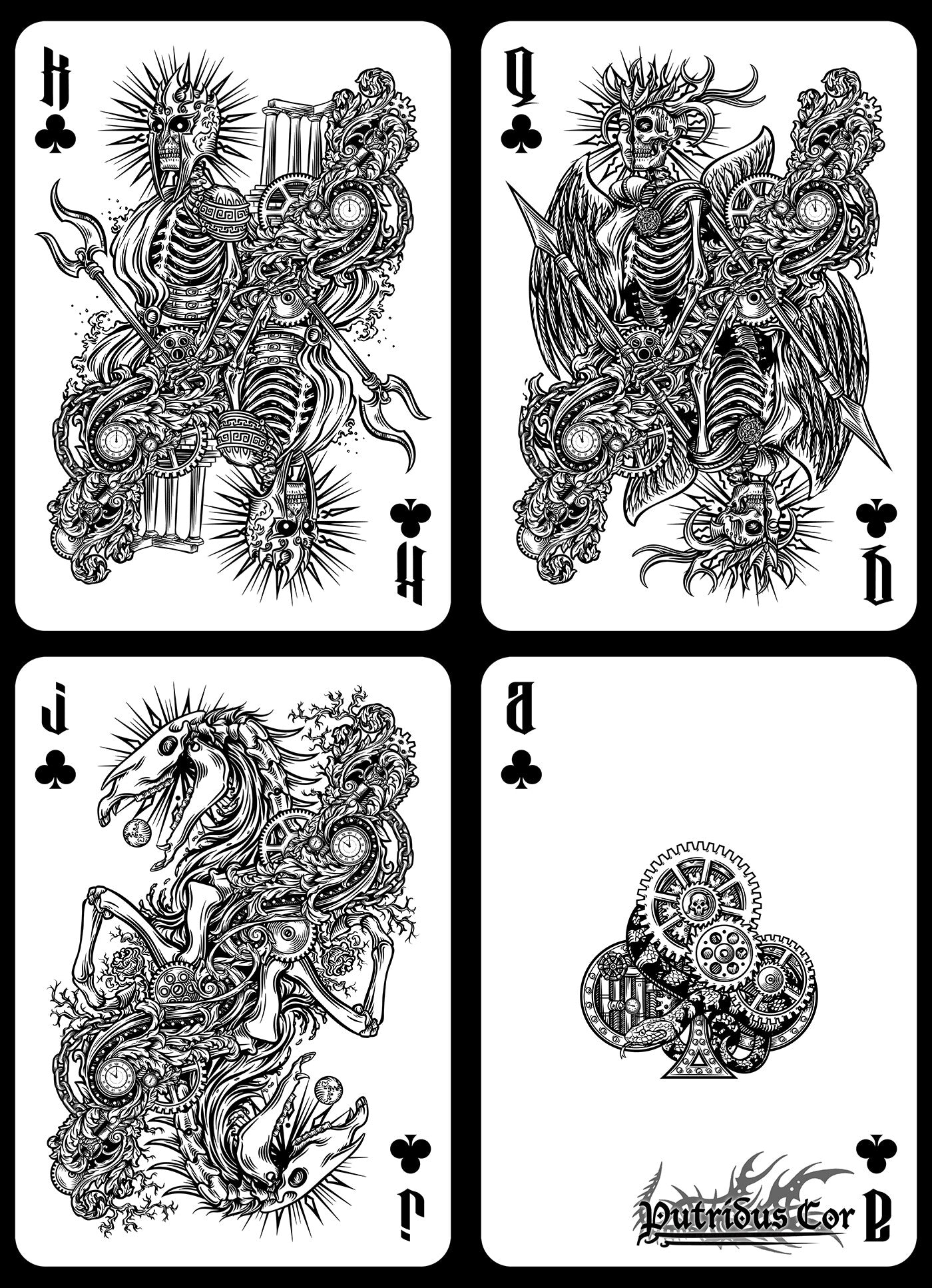 [A PEDIDO] Mortalis Machina - Premium Playing Cards
