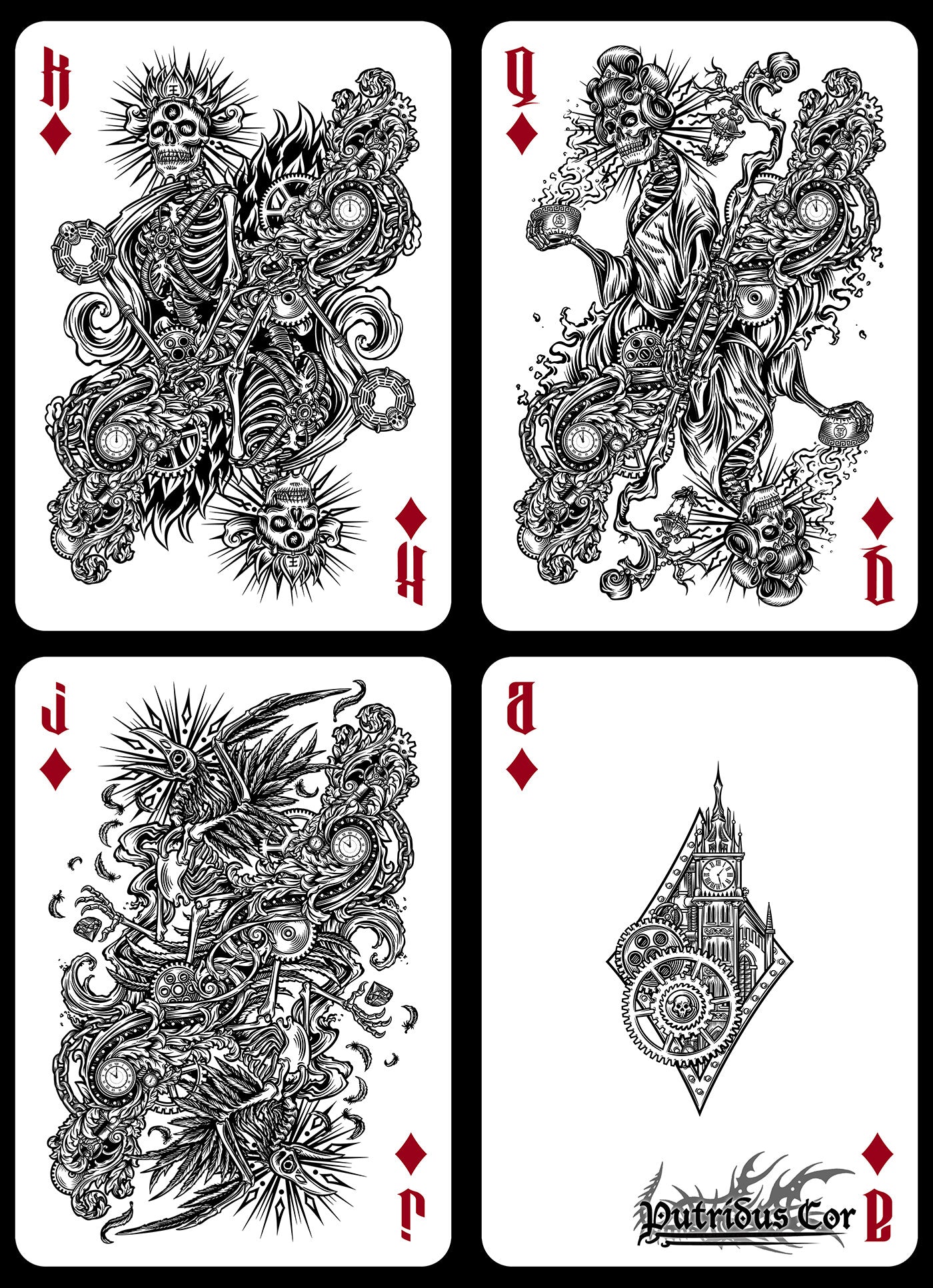 [A PEDIDO] Mortalis Machina - Premium Playing Cards