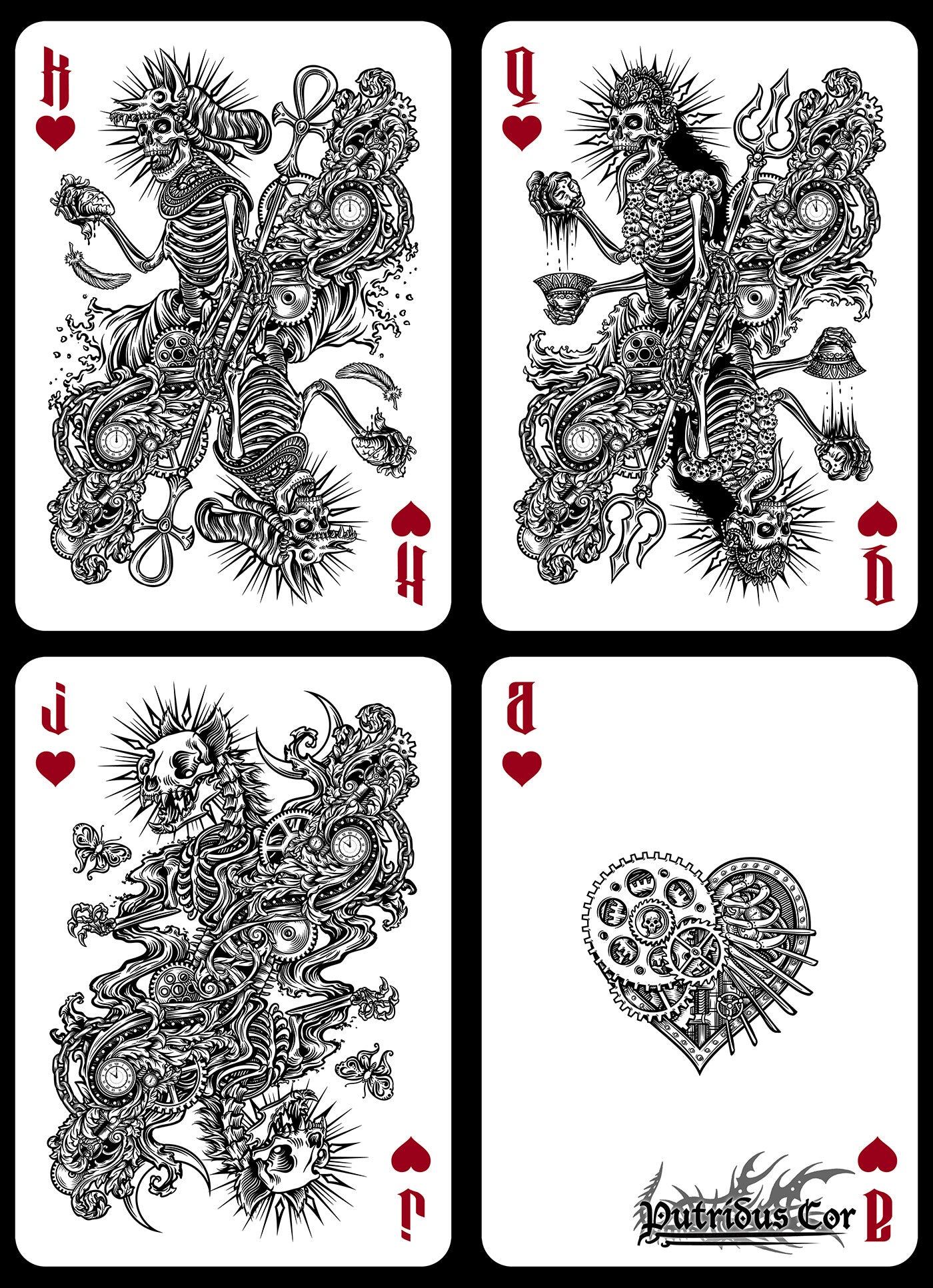 [A PEDIDO] Mortalis Machina - Premium Playing Cards
