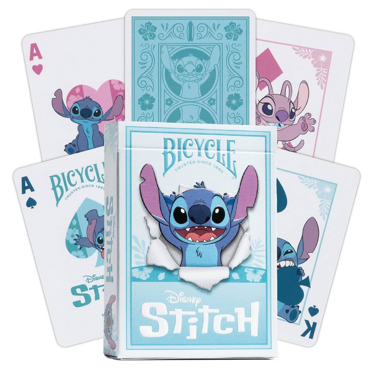 Baraja Stitch By Bicycle Disney Naipe Inglés Poker Premium