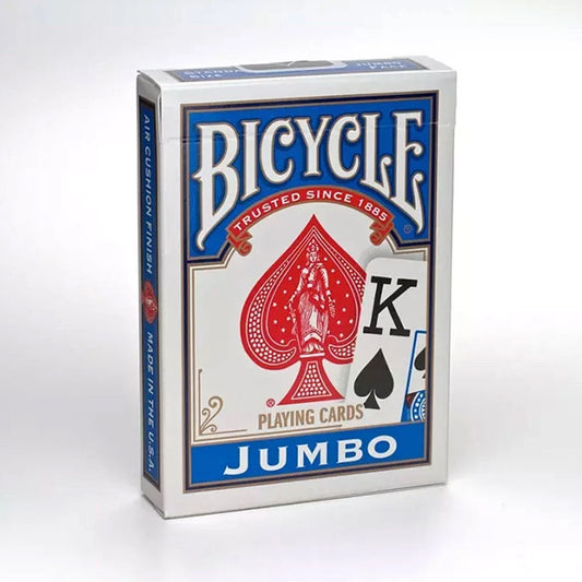 BICYCLE® RIDER BACK JUMBO INDEX  (BLUE SEAL) - Brick 12 barajas  (6 sets)