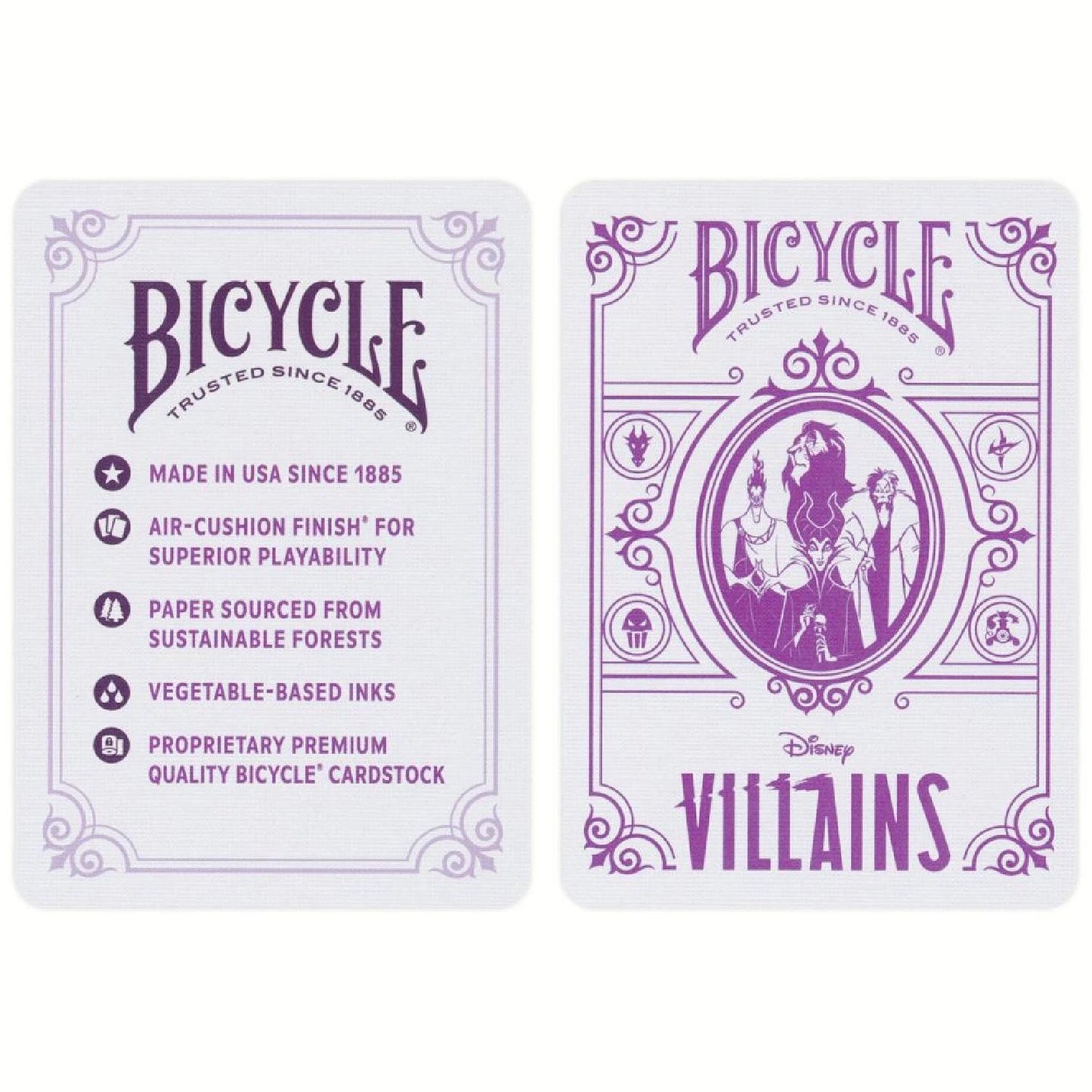 Set Bicycle® Disney Villains - Villanos de Disney