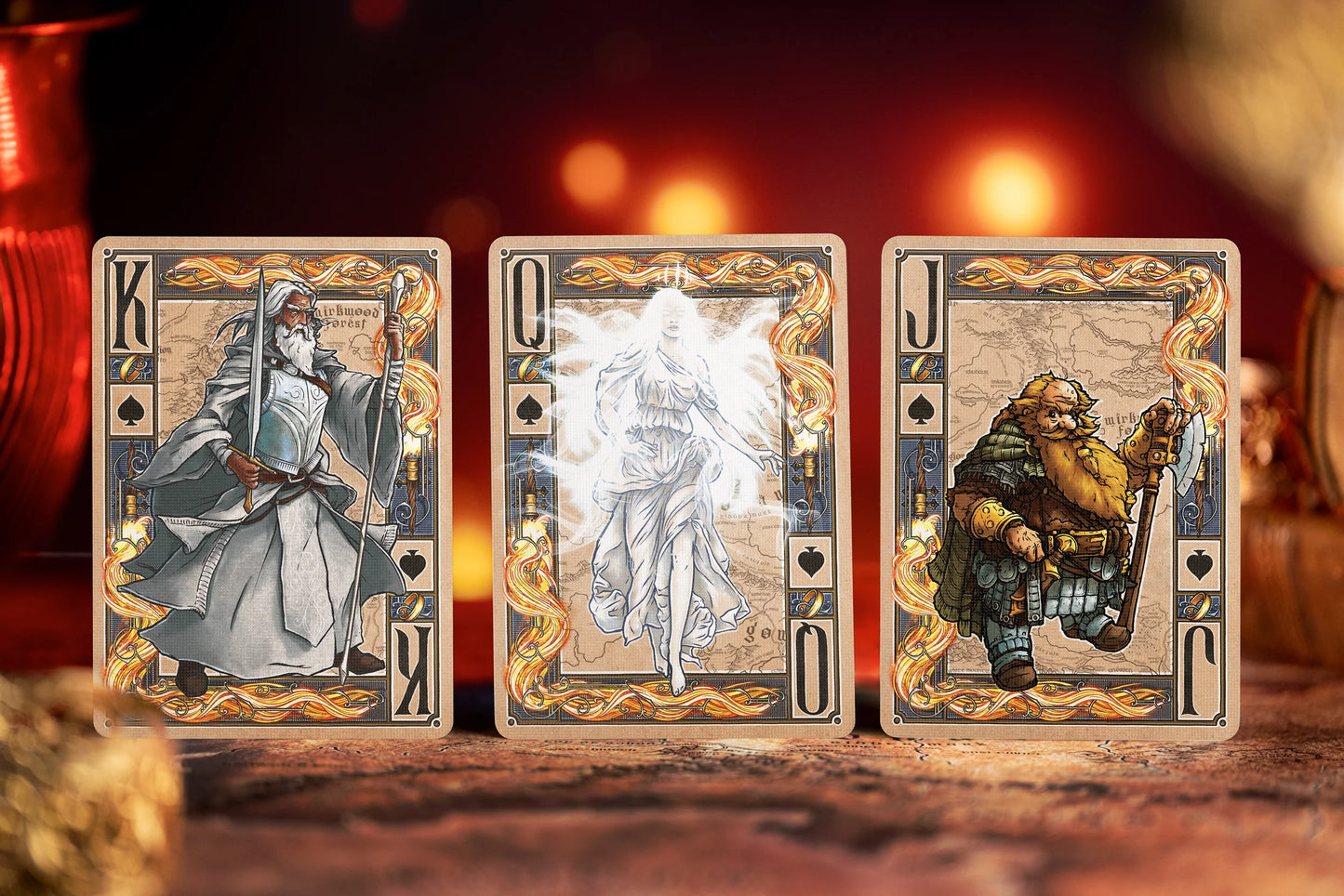 [A PEDIDO] Baraja Lord of The Rings II - Las Dos Torres - Estándar- Kings Wild Project